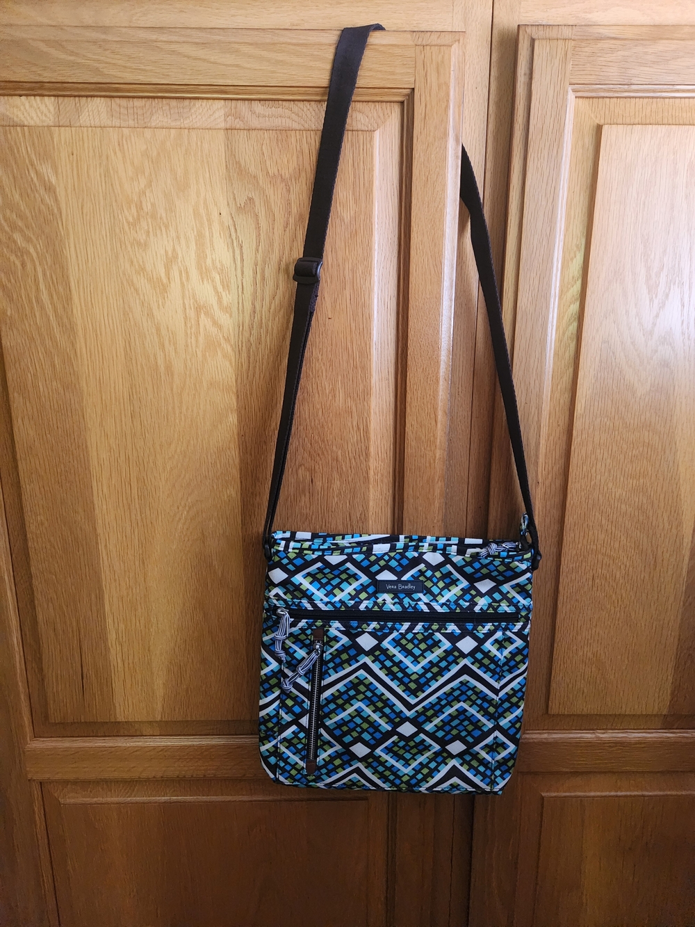 Vera Bradley Blue Geometric Crossbody Bag